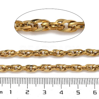 Ion Plating(IP) 304 Stainless Steel Rope Chains CHS-H025-16G-03-1