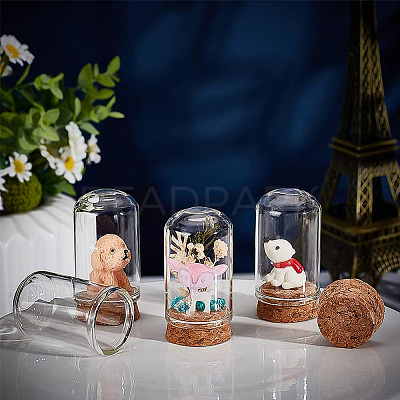 20 Set Glass Dome Cover AJEW-BC0003-54C-1