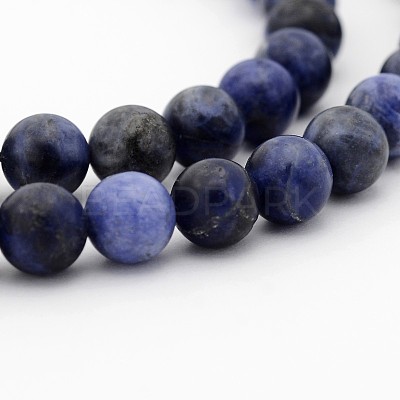 Sodalite Round Bead Strands G-P070-46-4mm-1