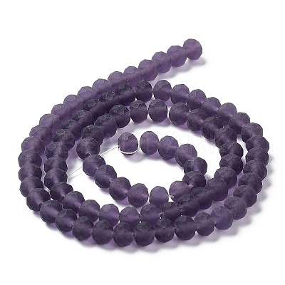 Transparent Glass Beads Strands X1-EGLA-A034-T4mm-MD15-1