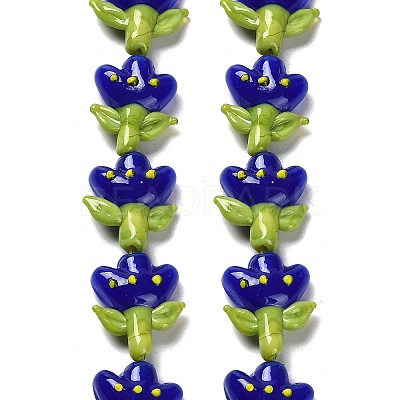 Handmade Lampwork Beads Strands LAMP-A005-03C-1
