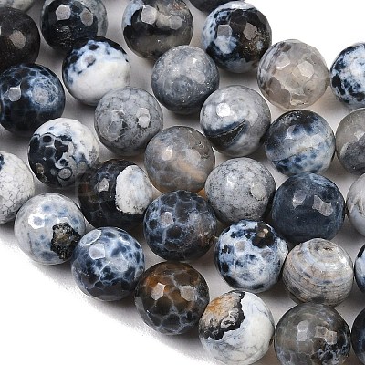 Natural Fire Crackle Agate Bead Strands G-K166-07F-10mm-07-1