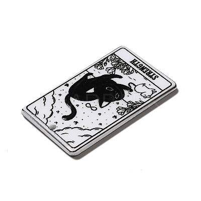 Tarot Theme Printed Acrylic Pendants MACR-G061-04H-1