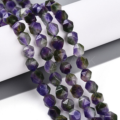 Dyed Natural White Jade Beads Strands G-T139-8mm-45D-1