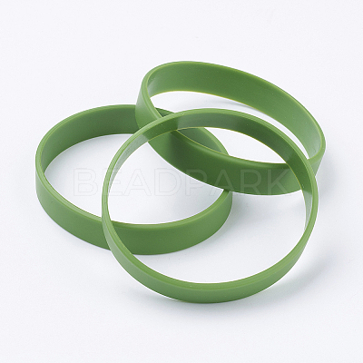 Silicone Wristbands Bracelets LS-BJEW-J176-A-05-1