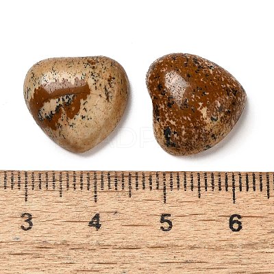 Natural Picture Jasper Cabochons G-F776-02A-17-1