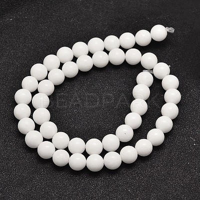 Natural Malaysia Jade Beads Strands G-A146-8mm-B01-1