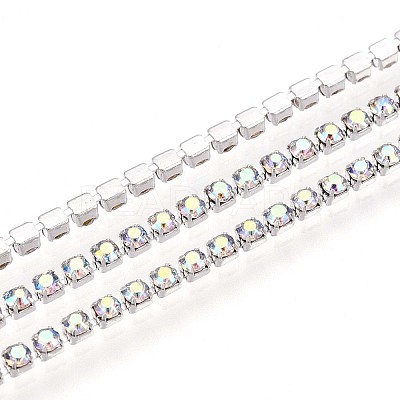 Iron Rhinestone Cup Chains CH-T006-02A-05-1
