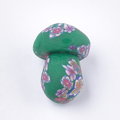 Handmade Polymer Clay Beads X-CLAY-T017-12-1