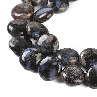 Natural Glaucophane Beads Strands G-C141-E01-03-1