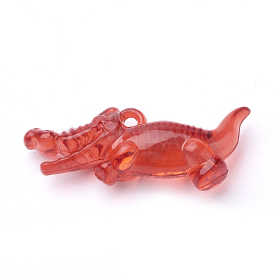 Transparent Acrylic Big Pendants TACR-T002-05-1