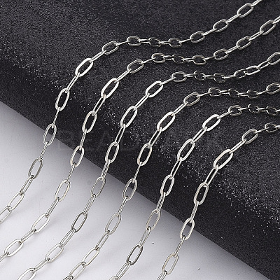 Brass Paperclip Chains X-CHC-S008-001D-P-1