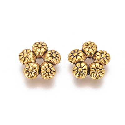 Tibetan Style Alloy Spacer Beads GLF10889Y-1