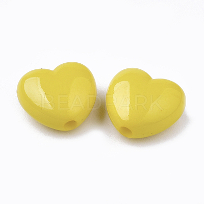 Opaque Acrylic Beads SACR-10X11-14-1