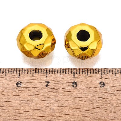 UV Plating Acrylic European Beads OACR-E033-22-09-1
