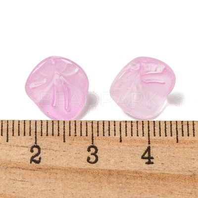 Electroplated Glass Beads GLAA-G119-01G-1