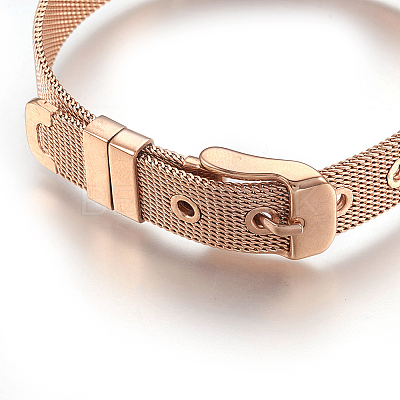 304 Stainless Steel Watch Bands X-WACH-P015-02RG-1