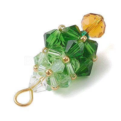Glass Pendants PALLOY-MZ01029-1