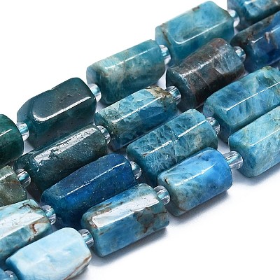 Natural Blue Apatite Beads Strands G-K245-I07-01-1