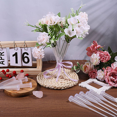 50Pcs Plastic Flower Tube AJEW-GL0002-97B-1