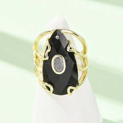 Natural Obsidian Cuff Rings GG-CBA5FCC-03G-07-1