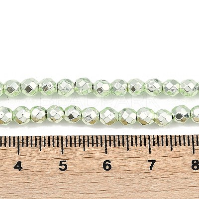 Baking Paint Electroplated Synthetic Non-magnetic Hematite Beads Strands G-H072-A01-01D-1
