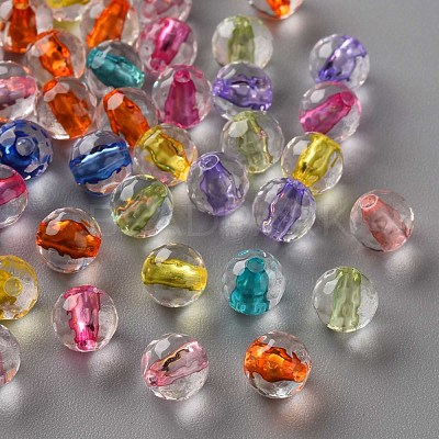 Transparent Acrylic Beads TACR-S154-11A-1