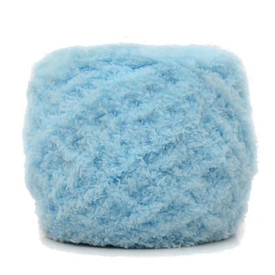 Bulky Plush Coral Velvet Polyester Yarn PW-WG47394-05-1