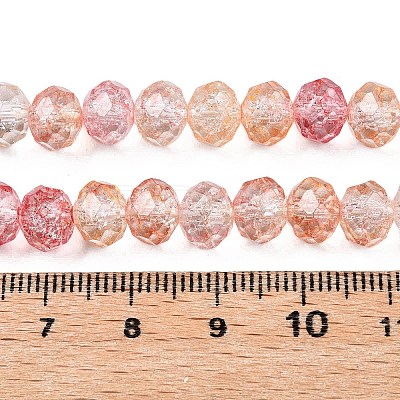 Transparent Glass Beads Strands X-GLAA-T023-4mm-A06-1