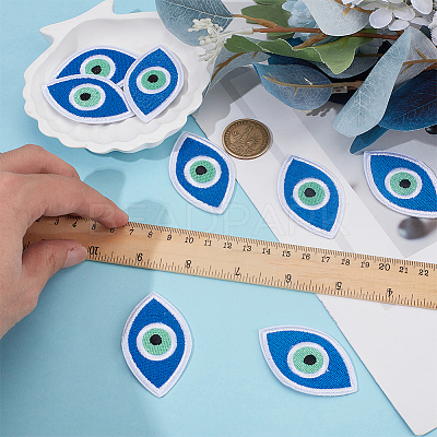 16Pcs Computerized Embroidery Cloth Iron on/Sew on Patches DIY-MA0006-78-1
