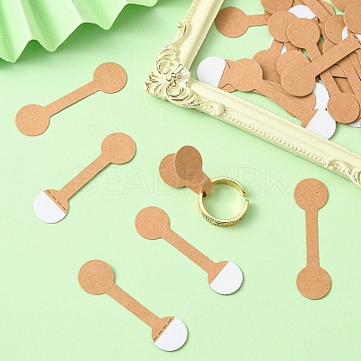 Paper Fold Over Blank Sticky Price Tags CDIS-YW0001-08B-1