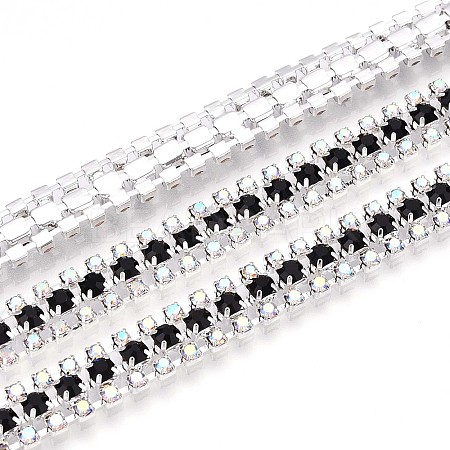 Iron Rhinestone Cup Chains CH-T006-04S-02-1