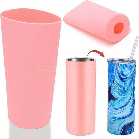 Silicone Cup Sleeve AJEW-WH0270-43D-1