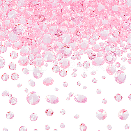 6300Pcs Acrylic Rhinestone Pointed Back Cabochons GACR-SP0001-03E-1