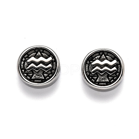 304 Stainless Steel Beads STAS-J033-01E-1