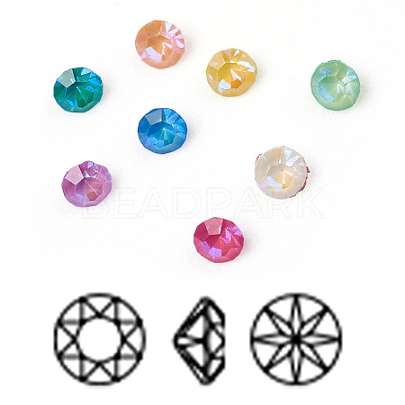 K9 Glass Rhinestone Cabochons RGLA-L024-K01-MI-1