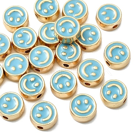 20Pcs Alloy Enamel Beads FIND-YW0009-18B-1