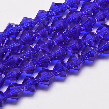 Transparent Glass Beads Strands EGLA-A039-T2mm-D06-1