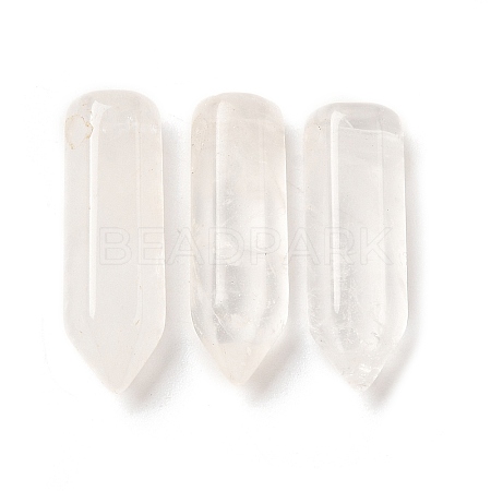 Natural Quartz Crystal Pointed Pendants G-C158-05C-1