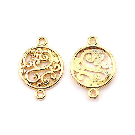 Baroque Style Zinc Alloy Connector Charms FIND-TAC0015-03LG-1