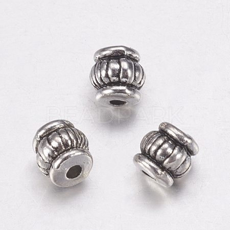 Tibetan Style Alloy Beads X-TIBEB-Q043-AS-FF-1