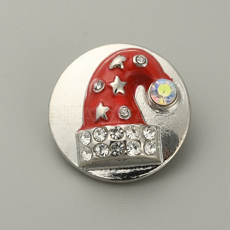 Alloy Enamel Jewelry Snap Buttons DIY-WH0430-051H-1