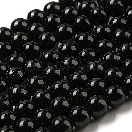 Painted Glass Bead Strands DGLA-S071-6mm-90-1