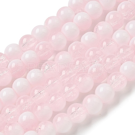 Crackle Glass Beads X1-GLAA-U001-6mm-12-1