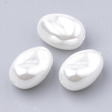 Eco-Friendly Plastic Imitation Pearl Beads MACR-T013-07-1
