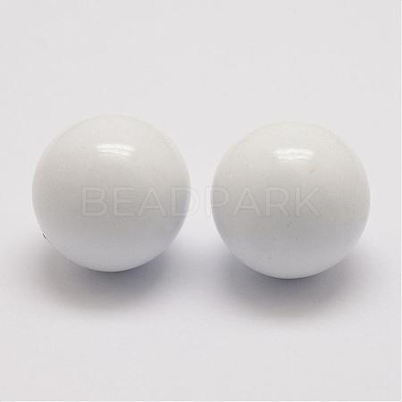Brass Chime Ball Beads Fit Cage Pendants KK-G298-16mm-17-1