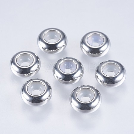 201 Stainless Steel Beads STAS-F145-06P-C-1