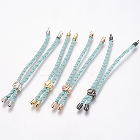Nylon Cord Slider Bracelet Making X-MAK-P005-05-1