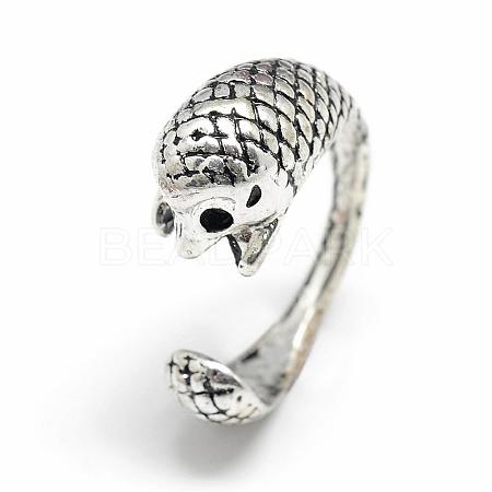 Adjustable Alloy Cuff Finger Rings RJEW-S038-034-1