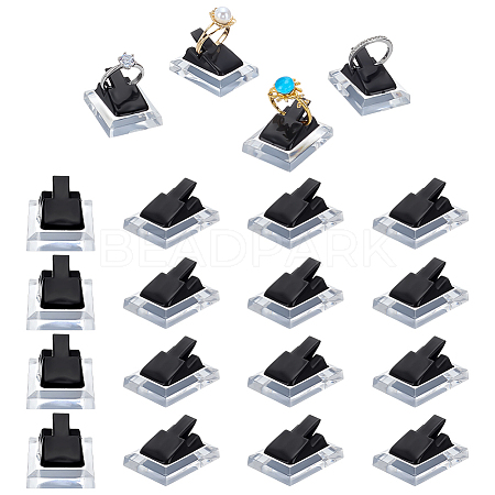 Plastic Single Ring Display Stands RDIS-WH0030-03B-1